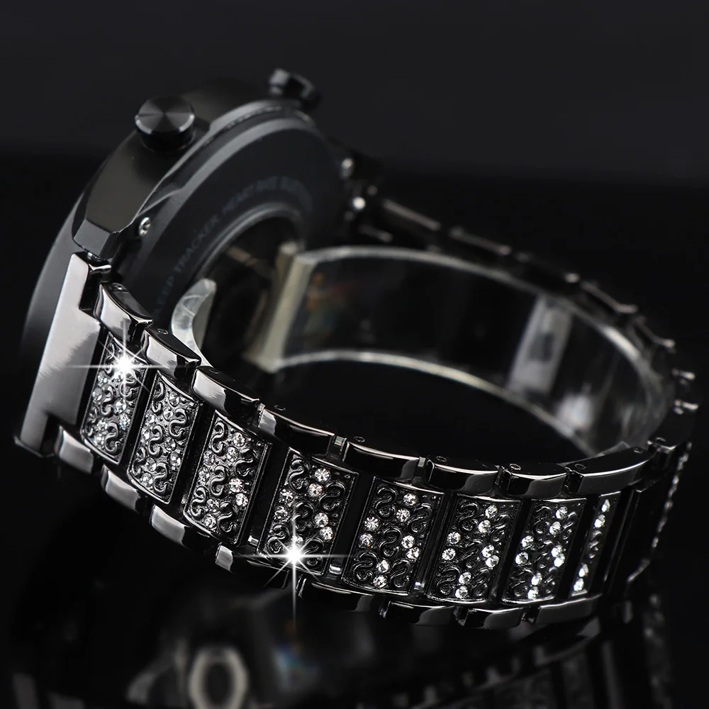 Shiny Rhinestone Bracelet Strap – Elegant Luxury Watch Band