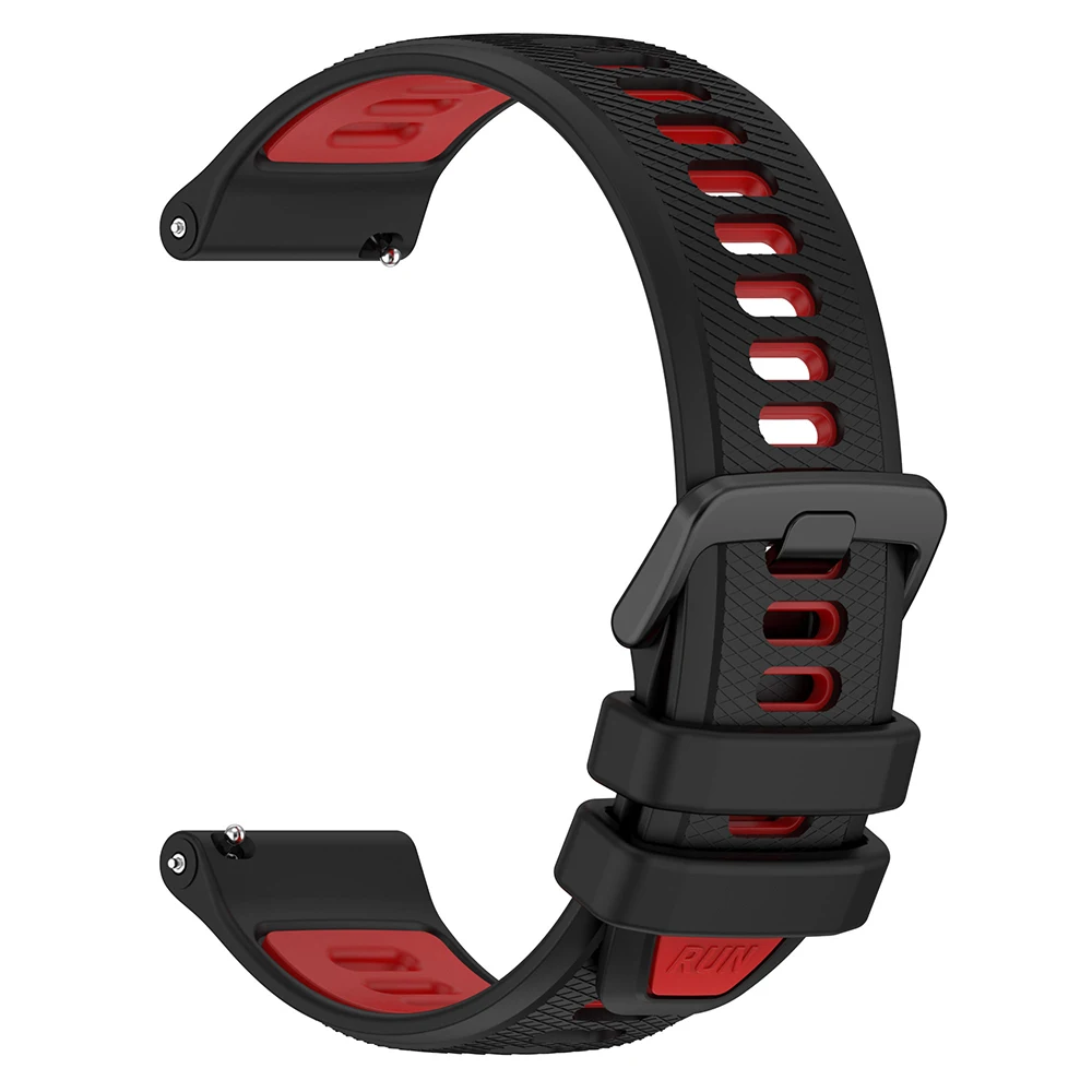 Enhanced Soft Rubber Sports Strap | Premium Replacement Bracelet, 20mm/22mm