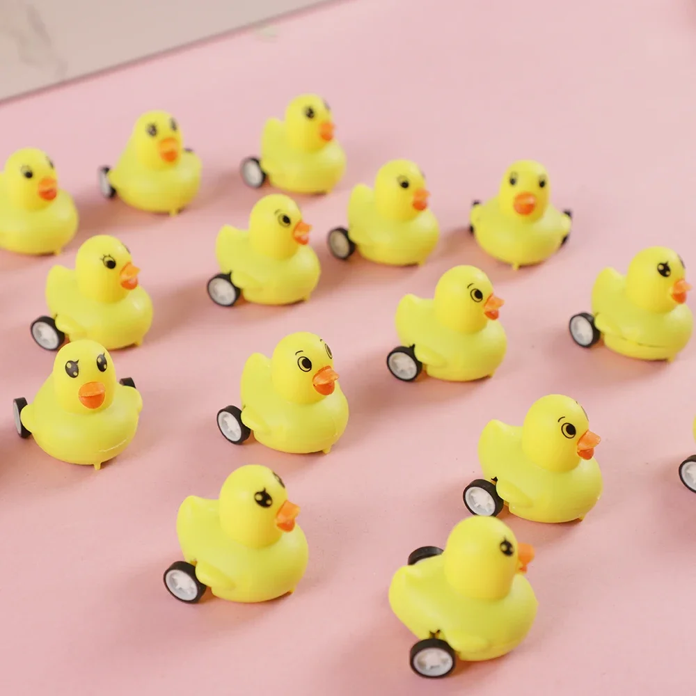 Cartoon Duck Pull Back Toys for Kids, Birthday Party Favors, Baby Shower, Guest Giveaway Gift, Pinata Fillers, Cute Cars, 12Pcs