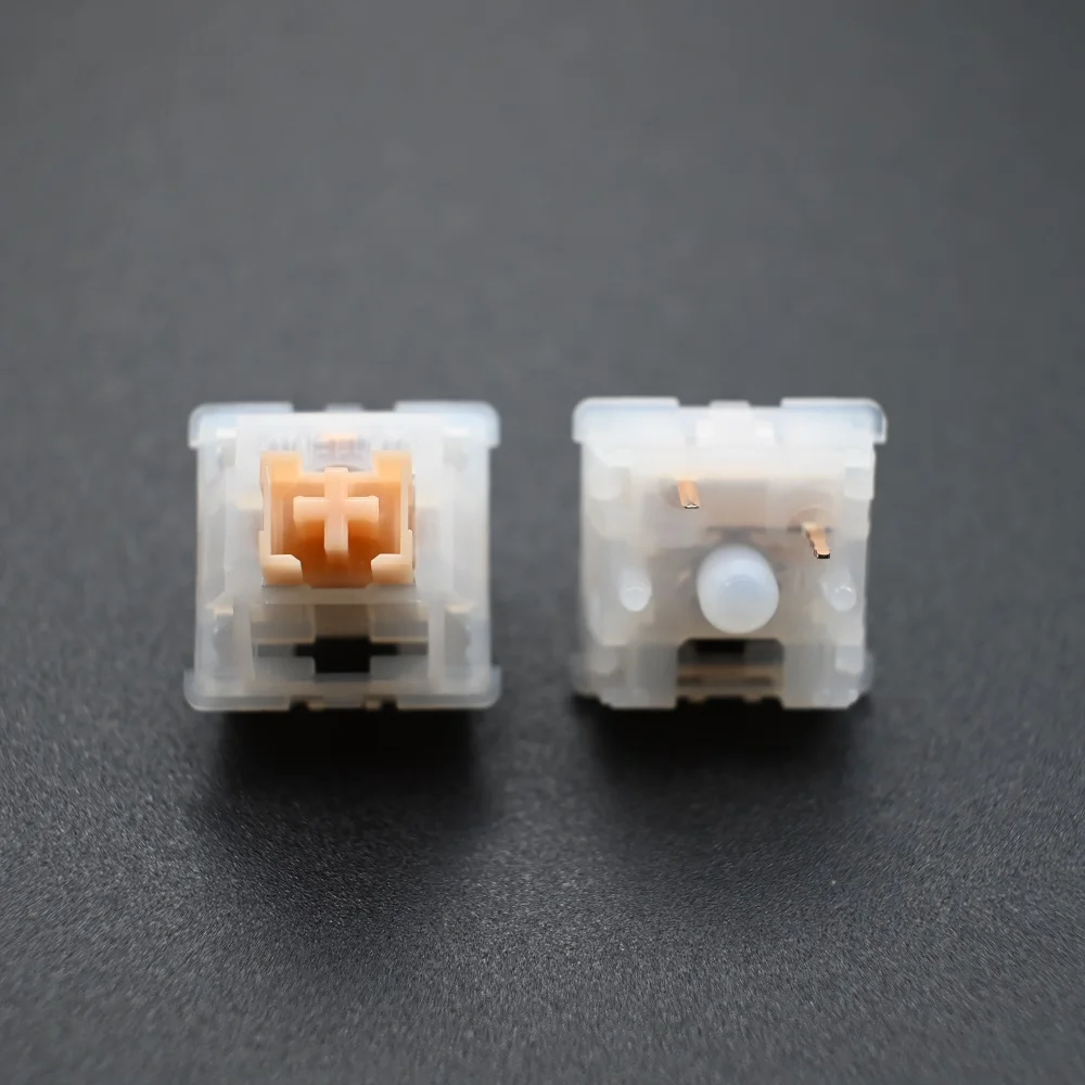 Interruptores de Teclado Mecânico Outemu Interruptor Lubrificante Linear Tátil Silenciosa Azul Rosa Amarelo Jade Jogos Personalizados Faça Você Mesmo mx Switches 5pin - Imagem 6