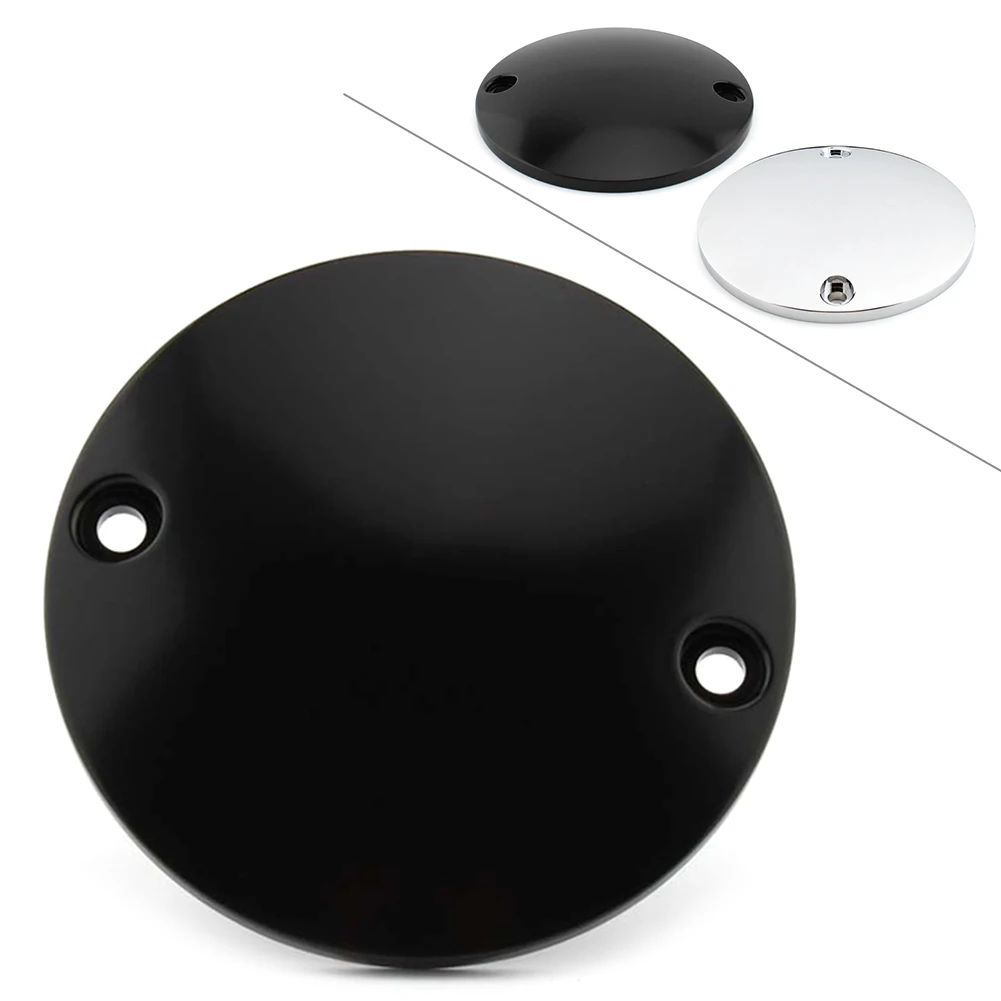 

2Hole Chrome Motorcycle Domed Points Cover Softail Bigtwin For For Harley Sportster Big Twin Timing Ignition Timer