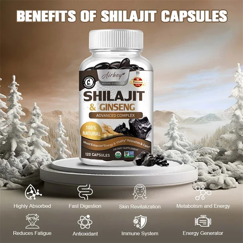 Shilajit - Energy Boost, Enhanced Performance, Promote Heart and Blood Circulation Health 5