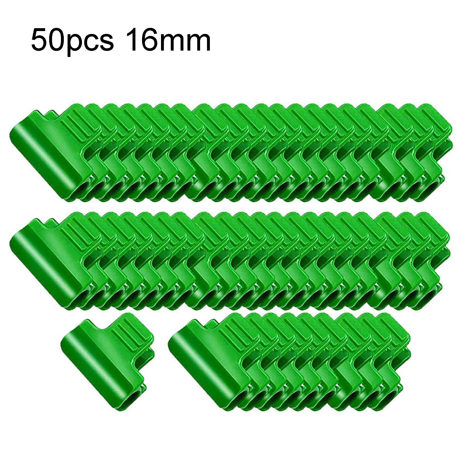 

12pcs Greenhouse Clamps Film Row Cover Netting Tunnel Clips Shed Film Shading Net Rod Clip Gardening Tool For 11mm/ 043in Stakes