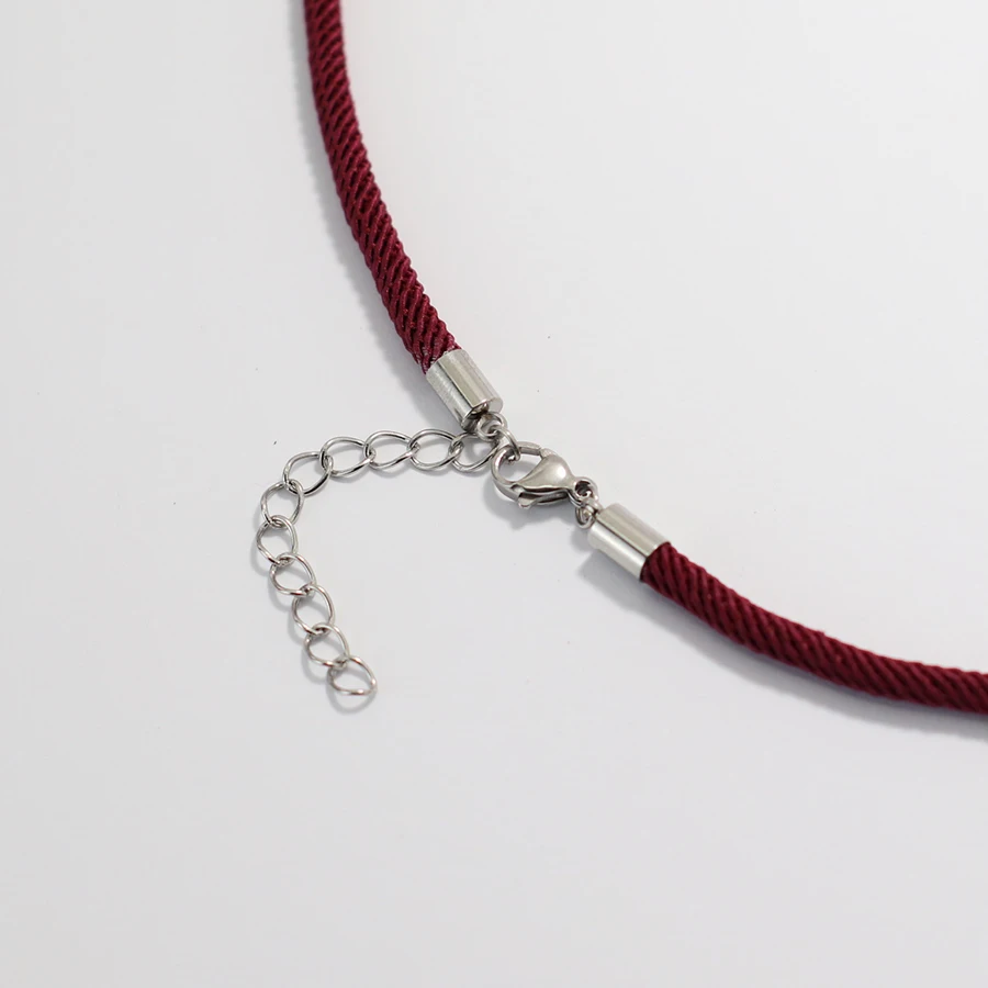 Men Milan Rope Necklace 4mm Thread Outdoor Sports Accessory