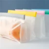 PEVA Food Storage Bag Leakproof Top Vertical Reusable Frozen Sandwich Self-sealing Silicone Bag Food Preservation 1