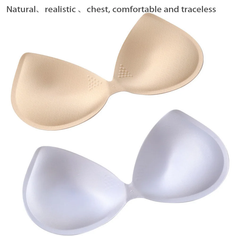 

Small Chest, Flat Chest, Thickened Breast Pad, Sponge Latex Breast Pad, Gathered and Enlarged, Sports Bra Underwear Pad Insert