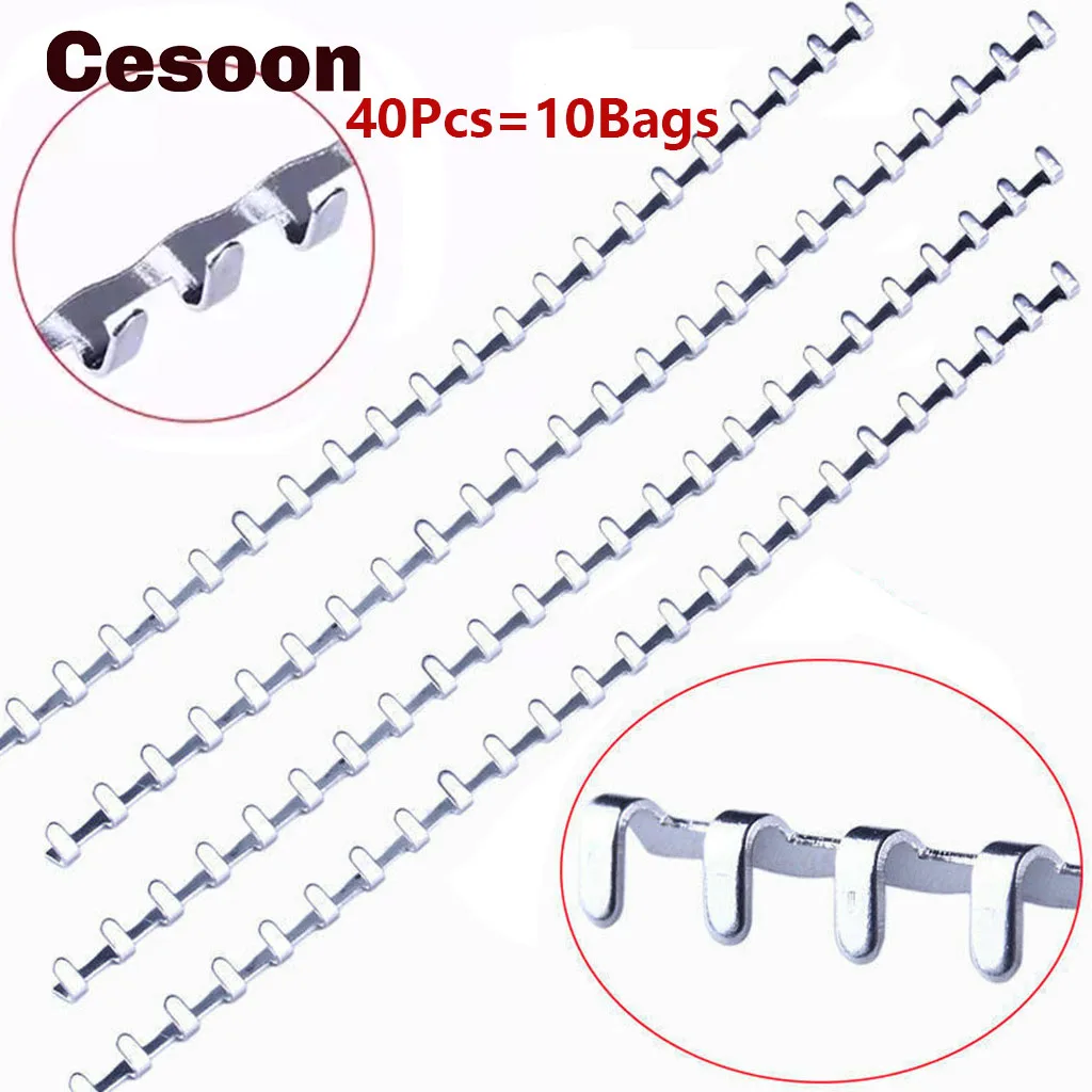 

Cesoon 40Pcs/10Bags Dental Arch Splints Orthodontic Jaw Fracture Accessories Disposable Dentistry Ortho Arch Bar Erich Eaich