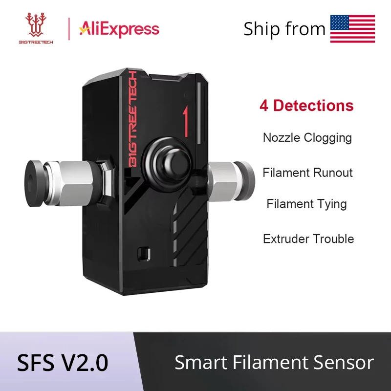 Smart Filament Detection Sensor for 3D Printers