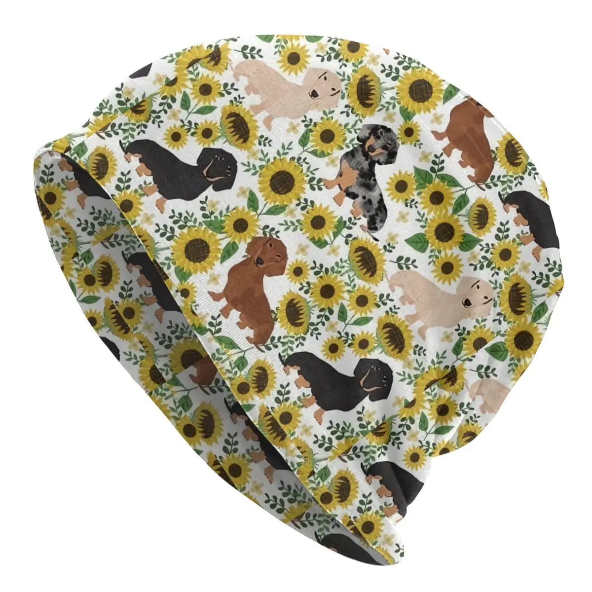 

Badger Sausage Dog Beanie Bonnet Knitting Hats Men Women Cool Unisex Adult Dachshund Puppy Winter Warm Skullies Beanies Caps