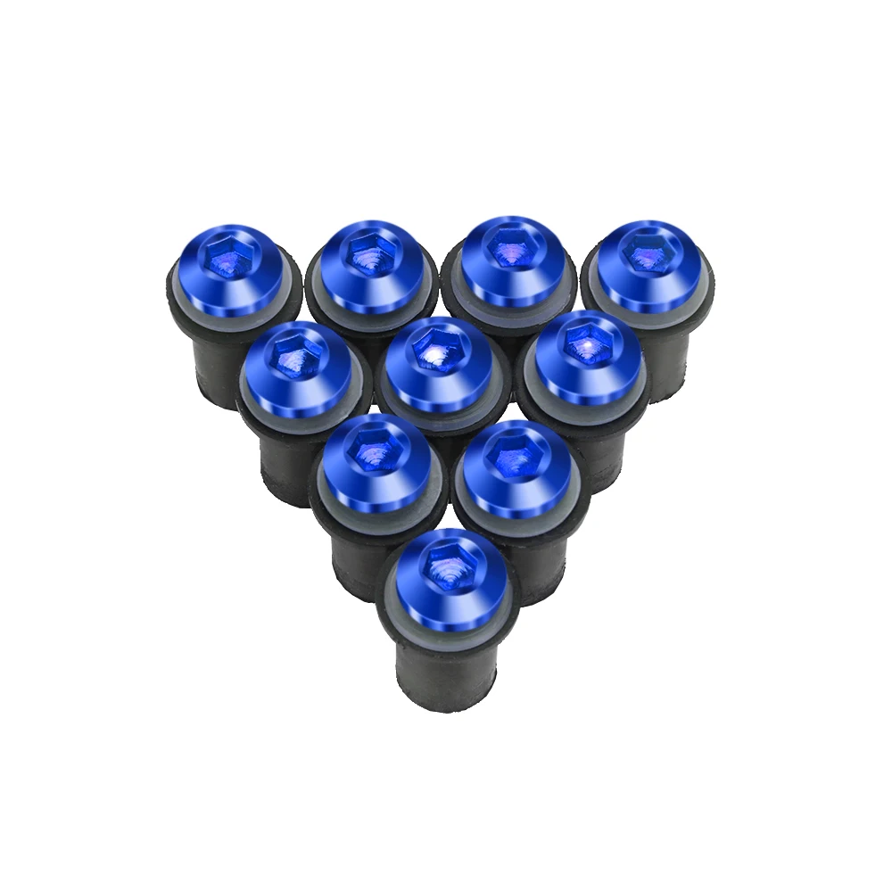 

Universal 5MM For Yamaha YZF-R6 1998-2014 2015-2017 2018 2019 Motorcycle Windscreen Bolts Windshield Screw Mounting Rubber Nuts