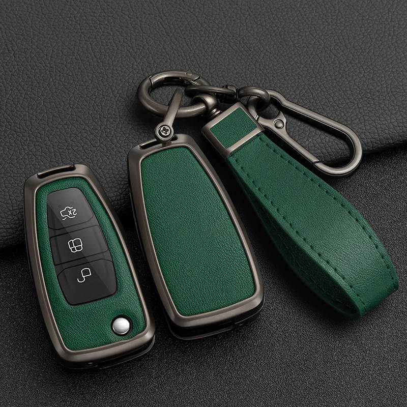 Car Key Case Cover for Ford Ranger C-Max S-Max Focus Galaxy Mondeo Transit Tourneo Custom