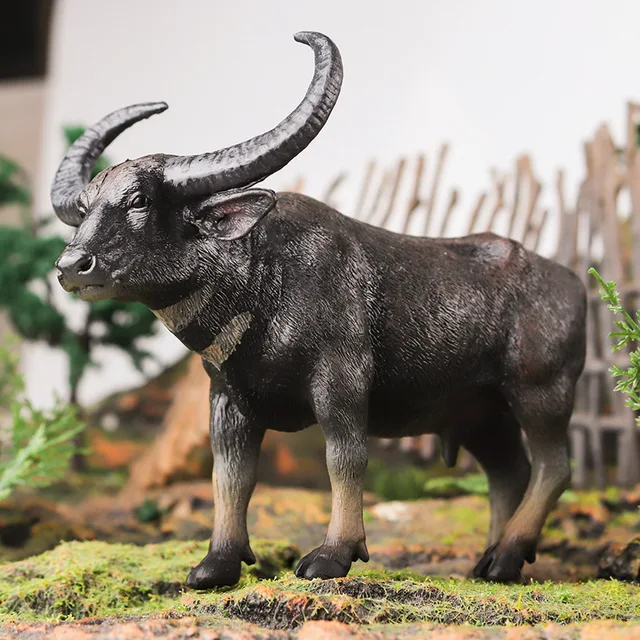 FLORMOON Animais Figura Realista Texas Longhorn Bull Touro Figura Primeiros  Brinquedos Educativos Ciência Projeto Natal de Aniversário para Meninos e  meninas