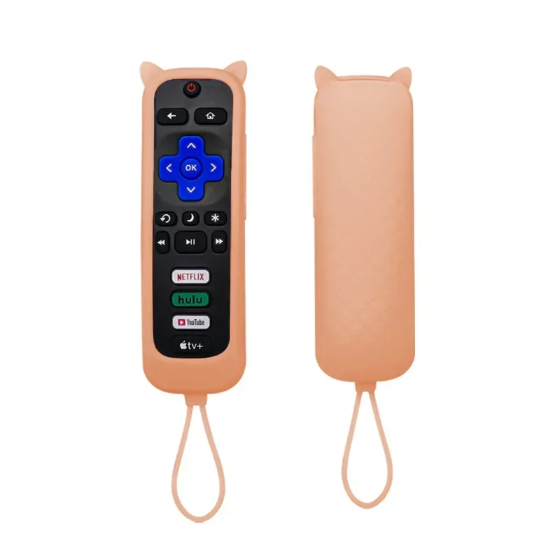 1 Piece Luminous Silicone Case for TCL Roku RC280 TV Remote Control Dust Covers Anti-slip Protective Holder Silicone Dust-proof silicone remote case,silicone remote sleeve,silicone remote cover,silicone case protector,remote controller cover