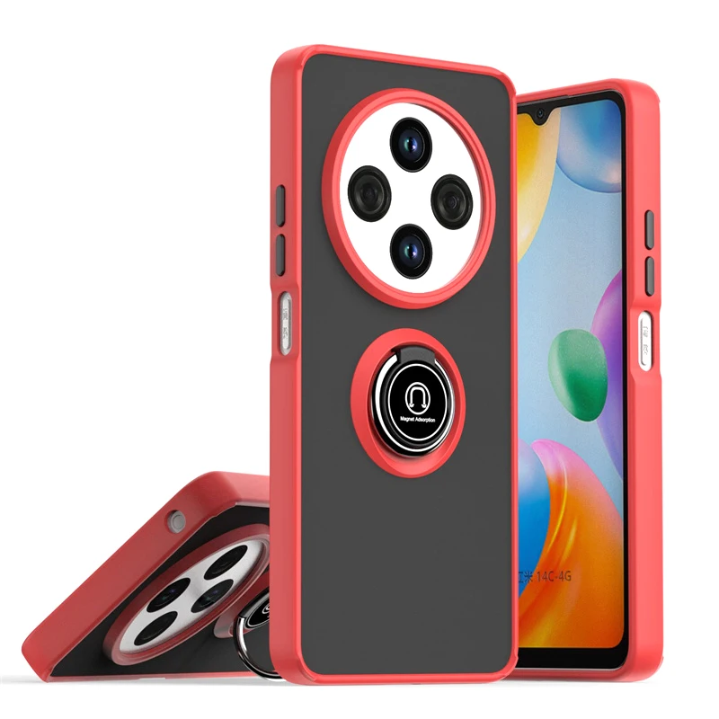 Rugged Shockproof Case with Magnetic Ring and Car Holder