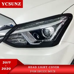 YCSUNZ – couvercle de phare ABS pour Isuzu Mux 2017 2018 2019 2020, accessoires mu x, capot de phare, pièces extérieures de voiture 