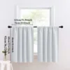 1Panel Short Tier Sheer Curtains Kitchen Drapes Rod Pocket Non-See-Through Window Curtains for Bathroom/ Cortinas Rusticas 2