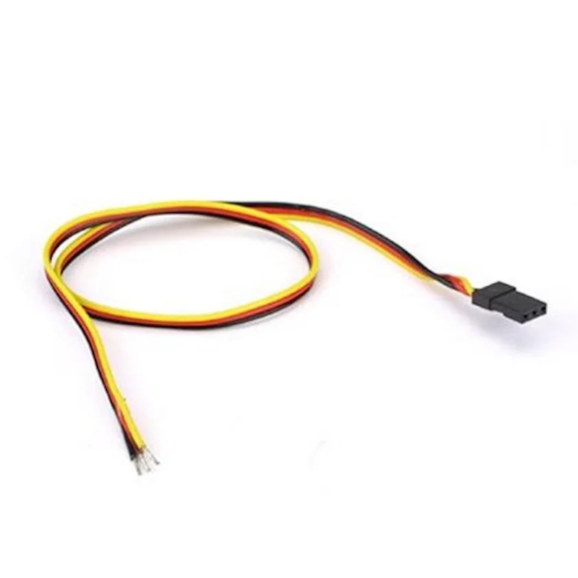 VUNIVERSUM 5 pezzi 50 cm 22 AWG Premium Servo cavo di prolunga maschio a femmina JR Graupner Futaba maschio a femmina, cavo 3PIN