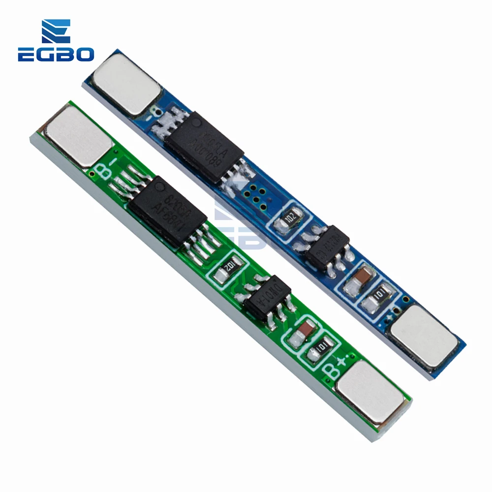 Battery Protection Board 10~40PCS EGBO 1S 3.2V 3.7V 3A LiFePO4 / Lithium Li-ion BMS PCM For 18650 32650 Battery Packs
