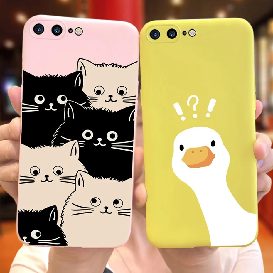 Cute Cartoon Animal Printed Jelly Silicone Soft Phone Case Bumper