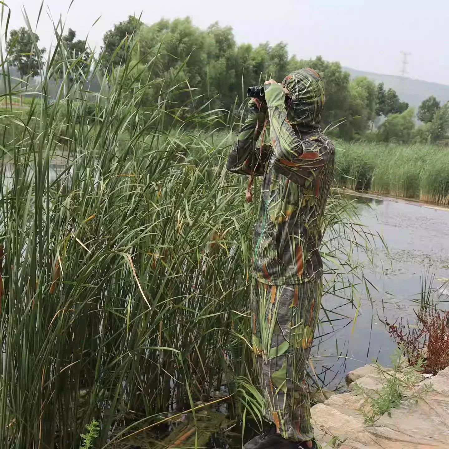 여름 태양 보호 낚시 후드 자켓 얇은 경량 통기성 전면 지퍼가 달린 야외 스포츠..