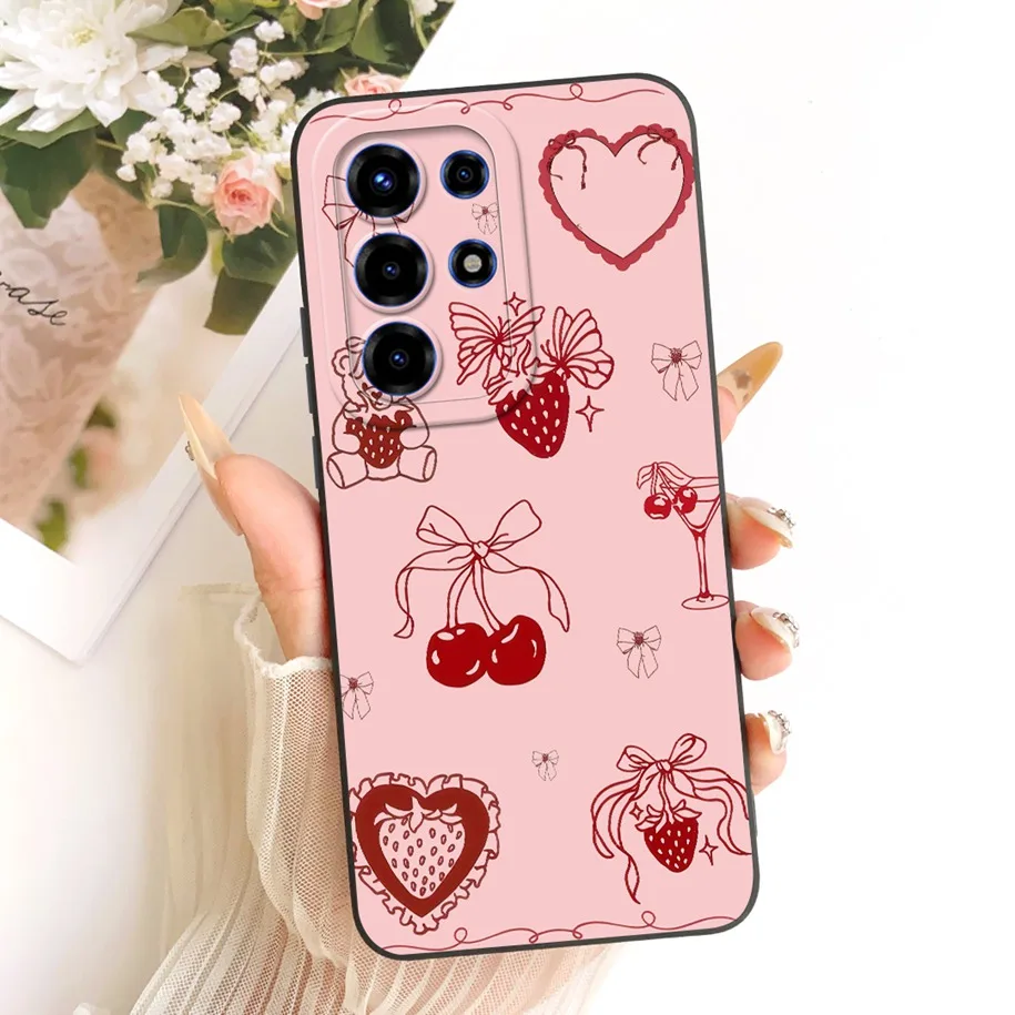 Luxury Space Volcano Painted Soft Silicone Candy Color Protection Case