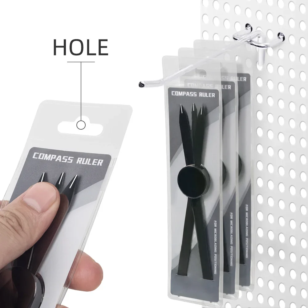 Microblading Balance Positioning Tattoo Ruler Makeup Eyebrow Design Golden Ratio Ruler Measurement Tool 1pc