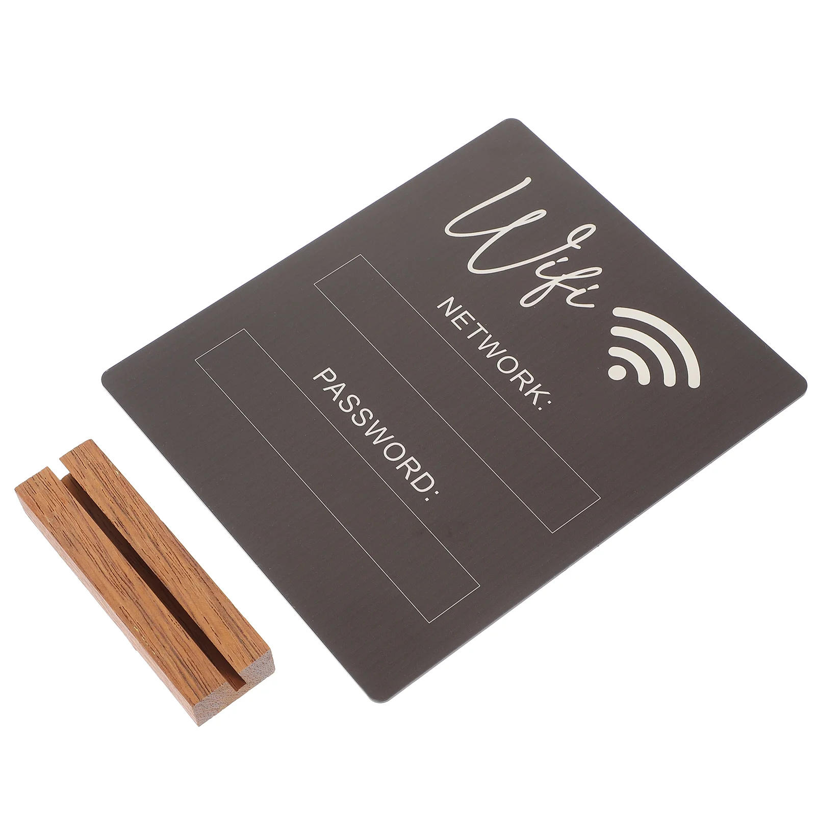

Hotel Wifi Sign For Password Sign Board Account Decor for Home Hotel Acrylic Table Guests Stand Wireless Network Desk