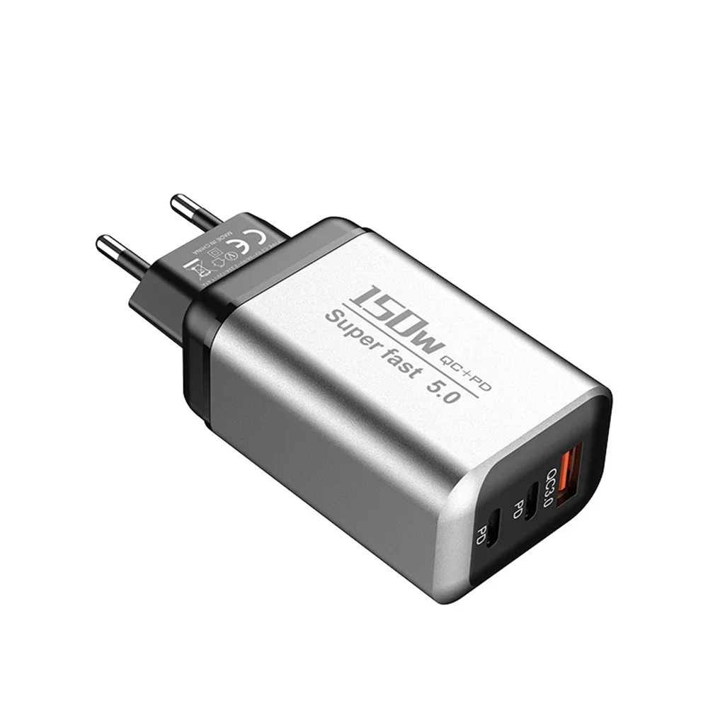 EU Plug Silver