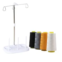

Household Thread Stand Upgraded Version of Seaming Machine 3 Thread Stand Sewing Machine + 4 Color 40s/2 3000 Yards Thread