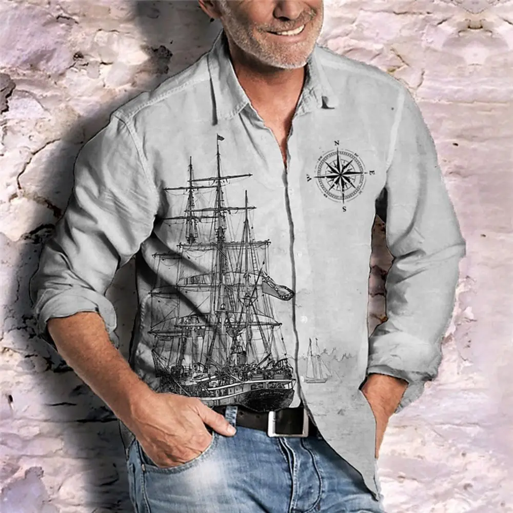 Рисунок 4 - Гавайская рубашка мужская с длинным рукавом