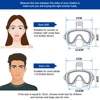 20393-72ecae.jpg Underwater Snorkeling Half face Face Children Swimming Mask Set Scuba Diving Respirator Masks Anti Fog Safe Breathing for Adult