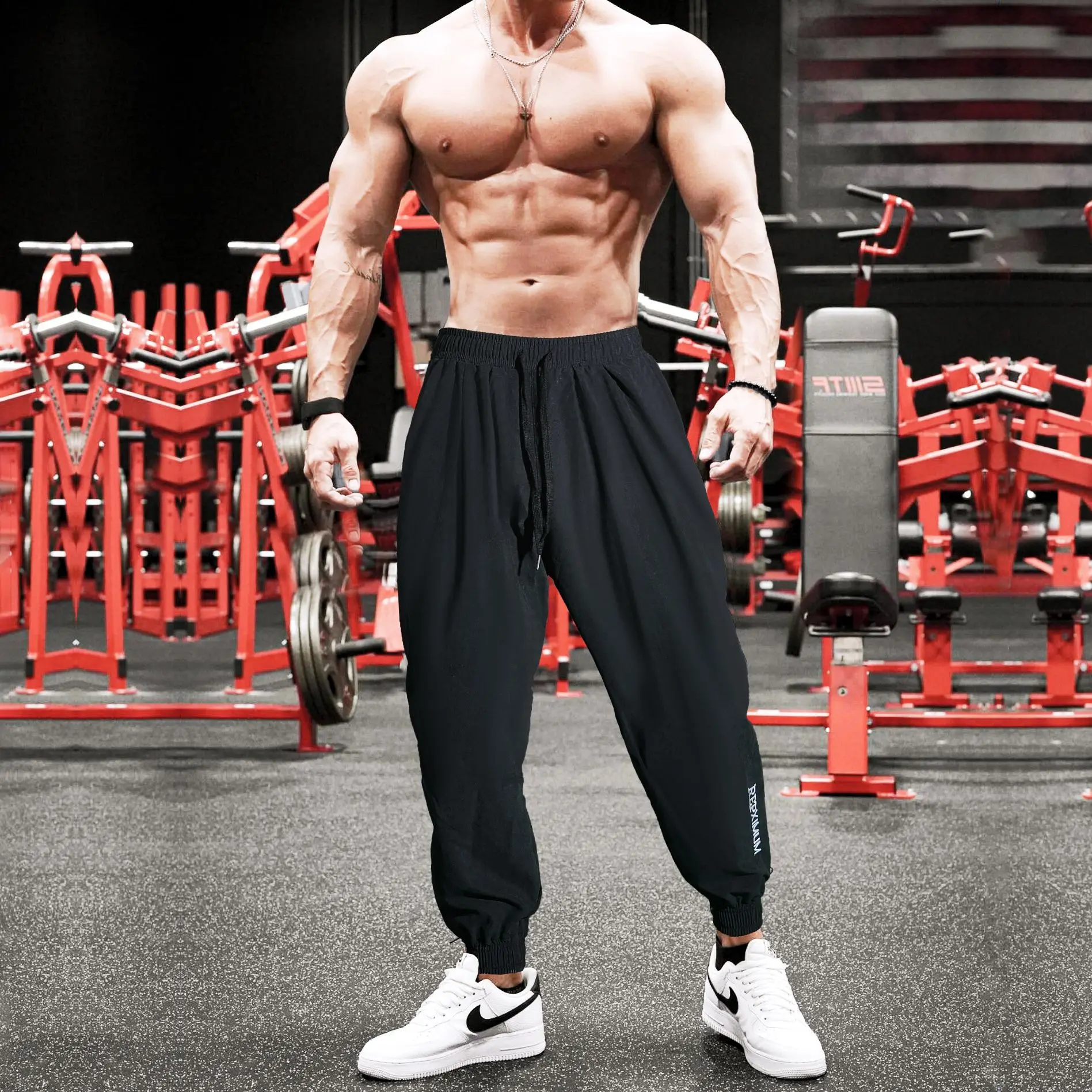 Men Gyms Sweatpants Joggers Loose Pants Men Casual Trousers Male Fitness  Workout Hip hop Track Pants Autumn Winter Sportswear - AliExpress