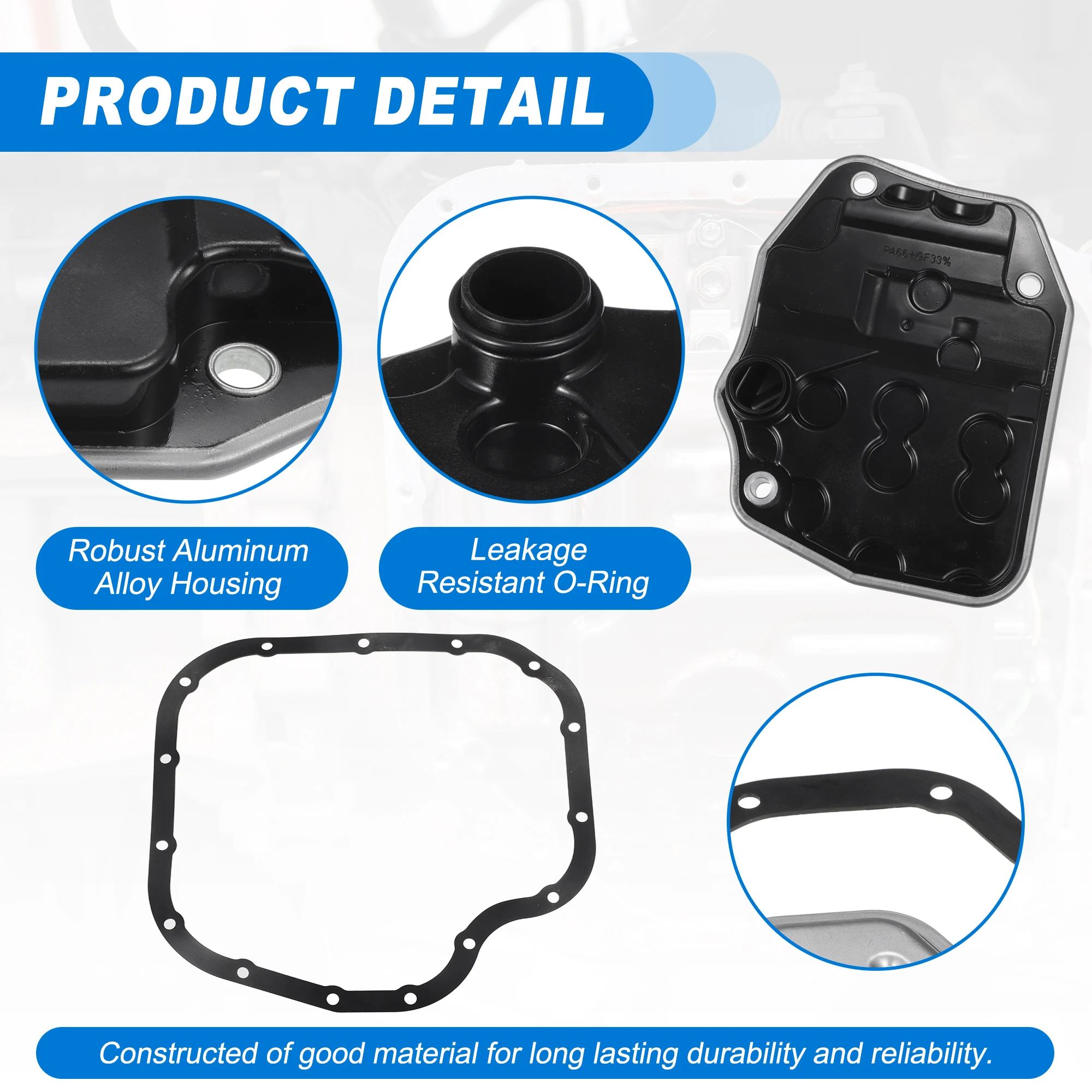 UXCELL Car Transmission Filter Oil Pan Gasket Kit for TOYOTA Yaris VIOS Sedan 2005 2006 2007 2008 2009 2010 2011 2012 2013