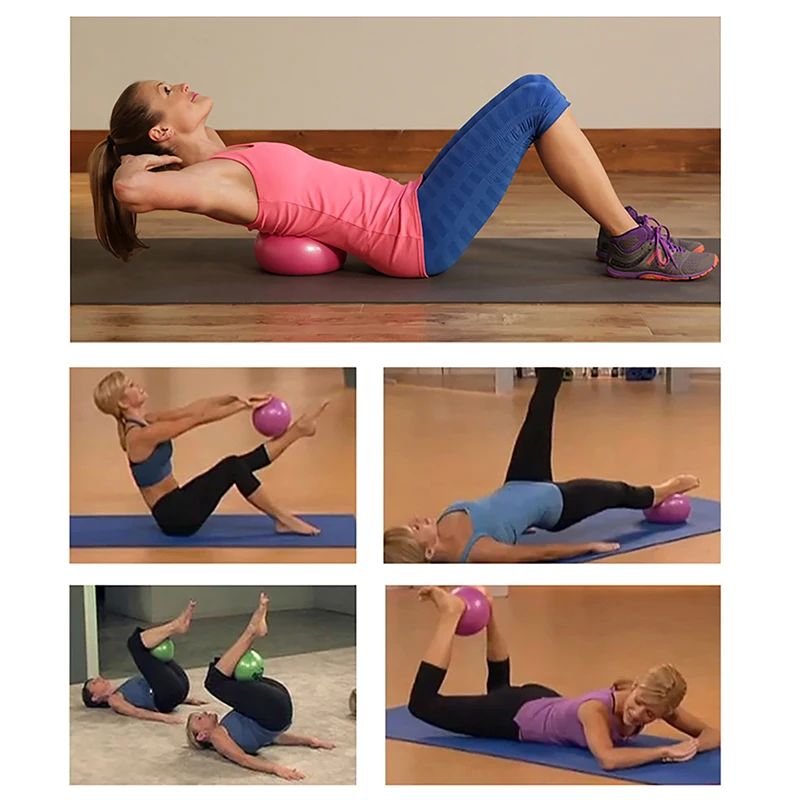 25cm Yoga Ball Exercise Gymnastic Fitness Pilates Ball Balance Exercise Gym Fitness Yoga Core Indoor Training 1/2/4PCS