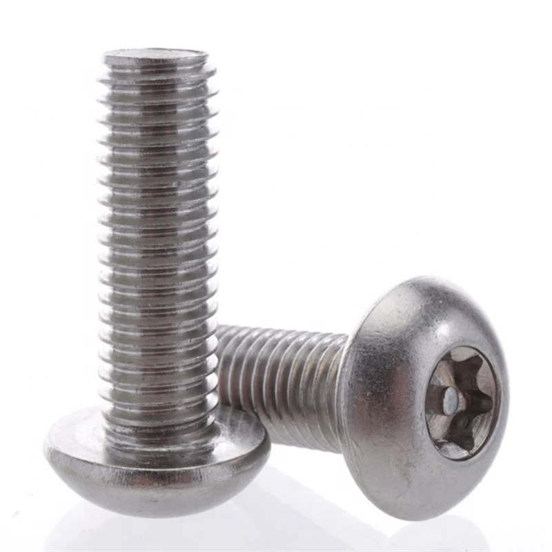 Security Screw M3 M4 M5 M6 M8 M10 A2 Stainless Steel Torx Button Head Tamper Proof Security Screw Screws torx screw,torx screw bolt,stainless steel screw