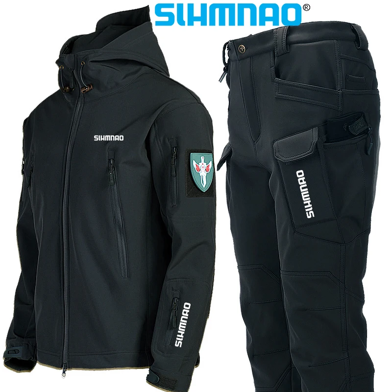 Men's Winter Clothing Skiing Mountaineering Jacket Set