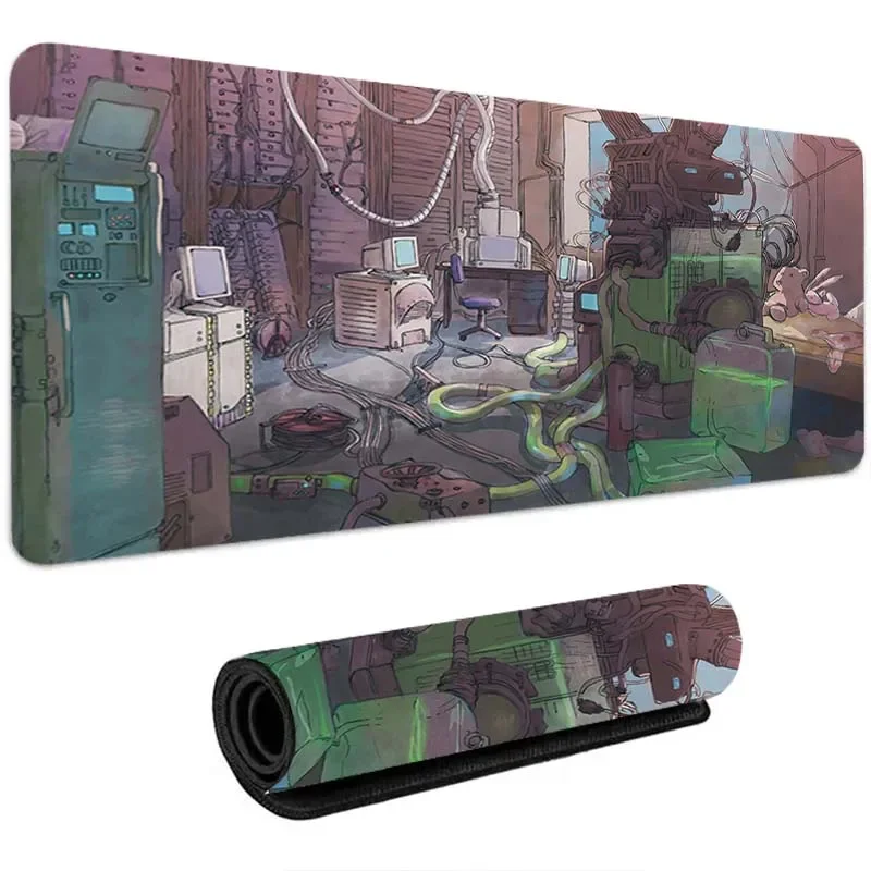 

Serial Experiments Lain Writing Desk Mats Extended Pad Mouse Gamer Computer Accessories Desk Mat Laptops Gaming Anime Deskmat