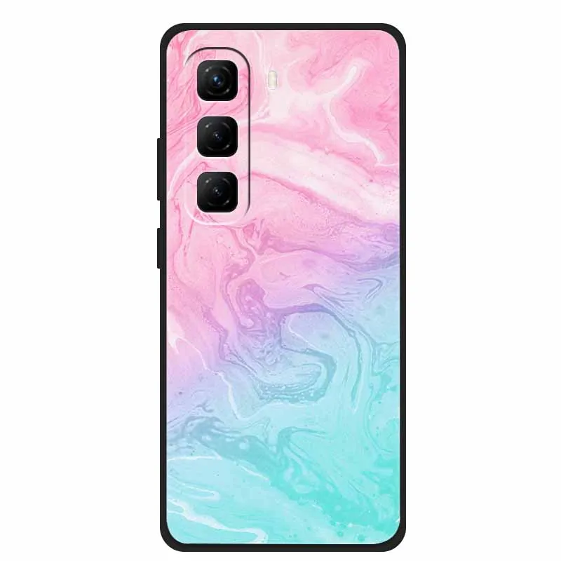 Stylish Painted Soft TPU Silicone Phone Case - Fashion Back Cover
