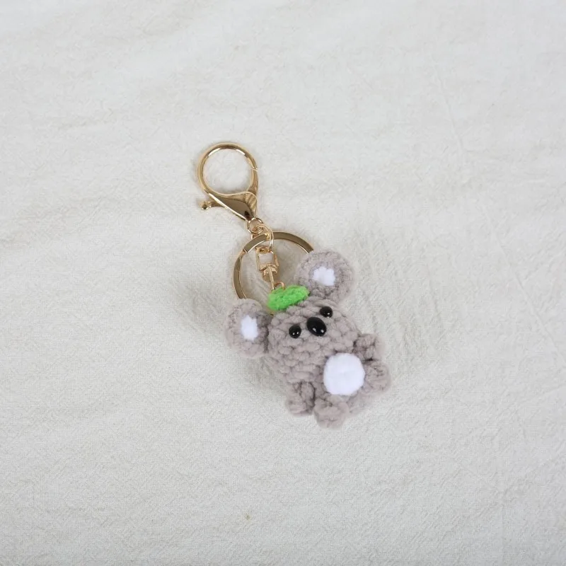 Mini Animal Series Crochet Keychain Cute Animal Doll Keyrings Mini Sheep Cow Knitting Doll Keychain Wholesale Custom Accessories 13 Sc35914fe5a184dfc96d95e4975b37f03Q