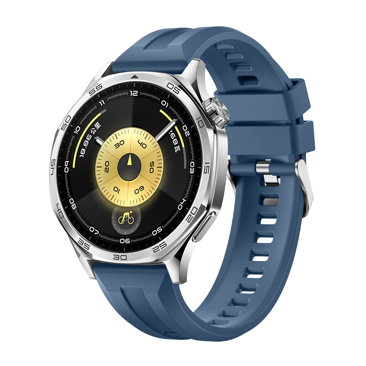 Offizielles 22-mm-Armband für Huawei Watch GT 6 5 4 46 mm/Watch 4 5 Pro/Watch GT 6 5 3 2 Pro 46 mm Verbund-Silikonarmband – Detail 8
