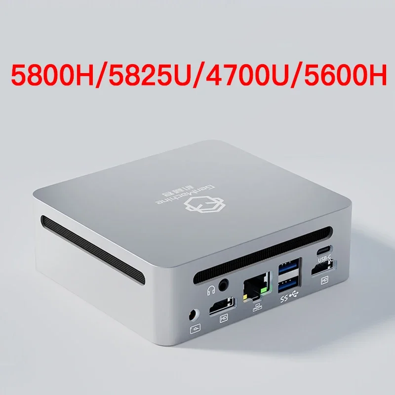 Mini PC Ryzen 7 5800H/5825U/4700U Ryzen 5 5600H MINI PC DDR4 16GB 512GB SSD WIFI6 BT5.2 Win 11 Pro Desktop MINI PC Gamer Computer