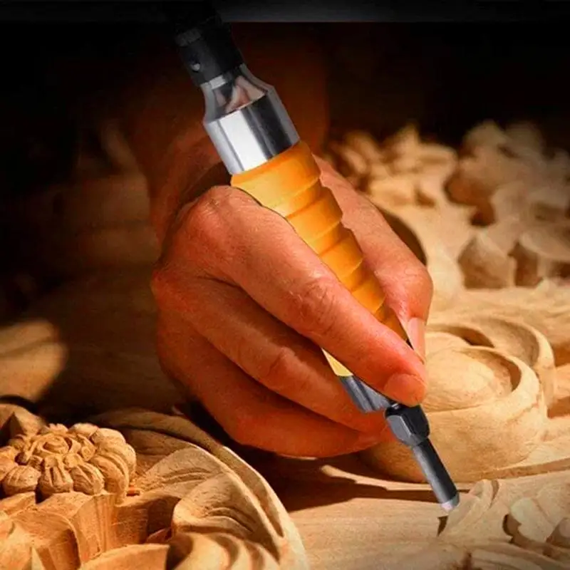 Wood Carving Tool Kit Woodworking Carving Kit Electric Engraving Bit Whittling Set For Beginner Grinding Detailing Hobby