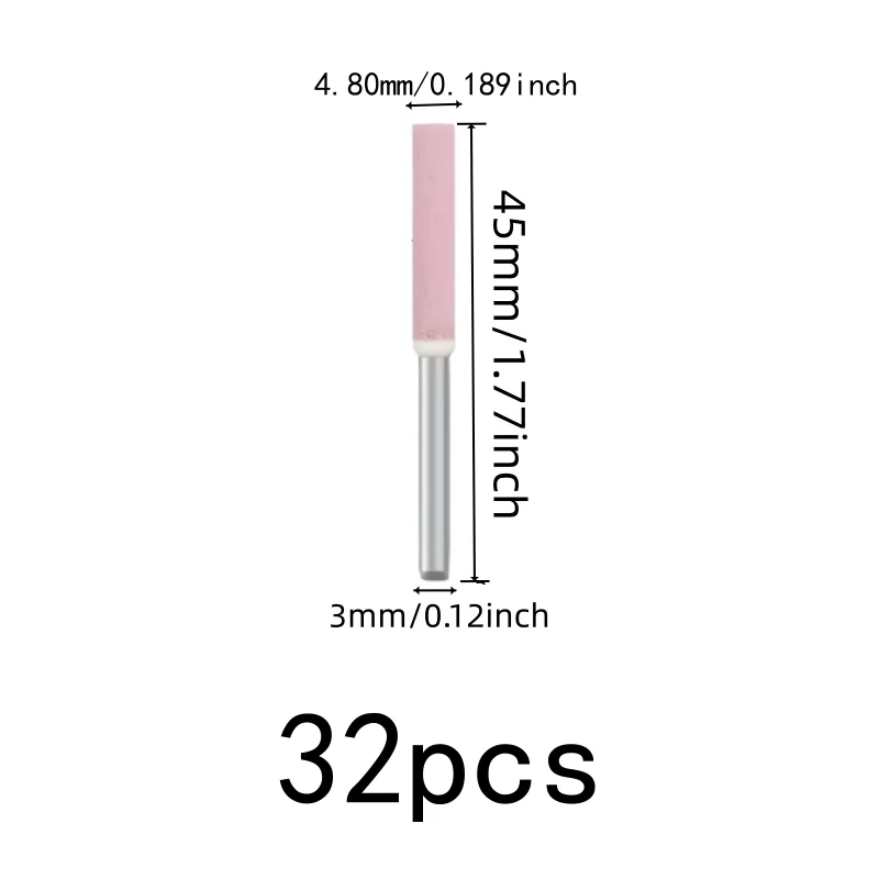 32개 4.8mm 세라믹 연삭 헤드, 전기톱, 금속 연마, 공구 유지보수용