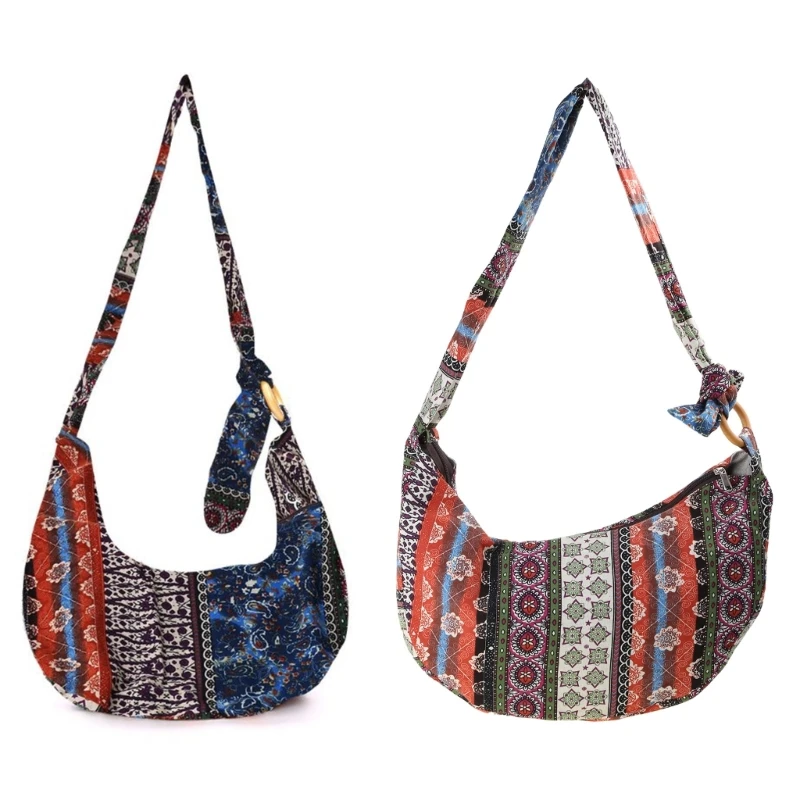 

New Women Vintage Ethnic Shoulder Bag Crossbody Boho Hippie Tote Bags E74B