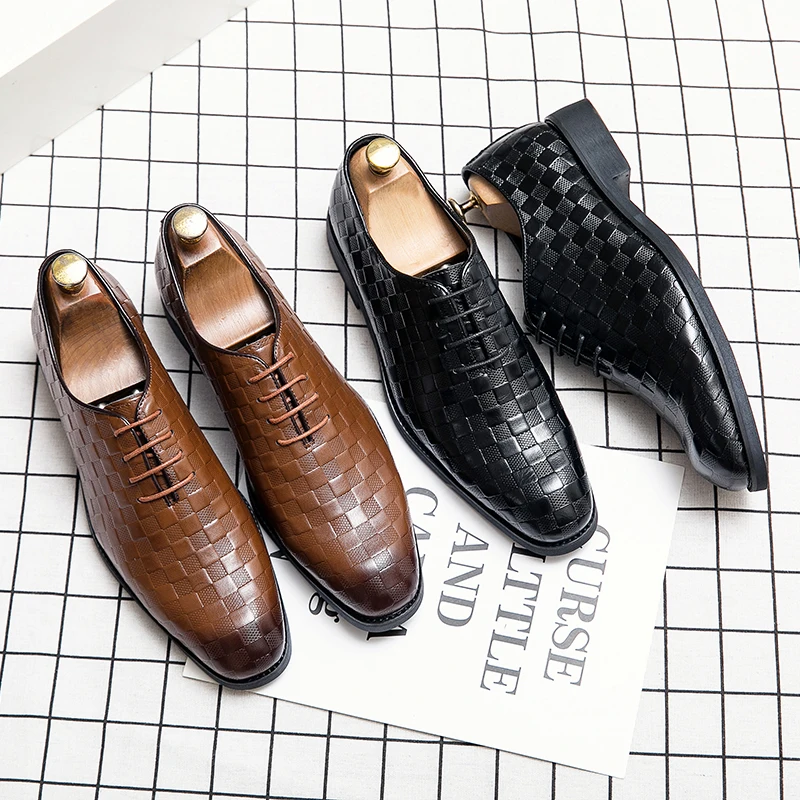 

Туфли мужские кожаные деловые, элегантные Мокасины, повседневная обувь для вождения, люксовые, 38-46