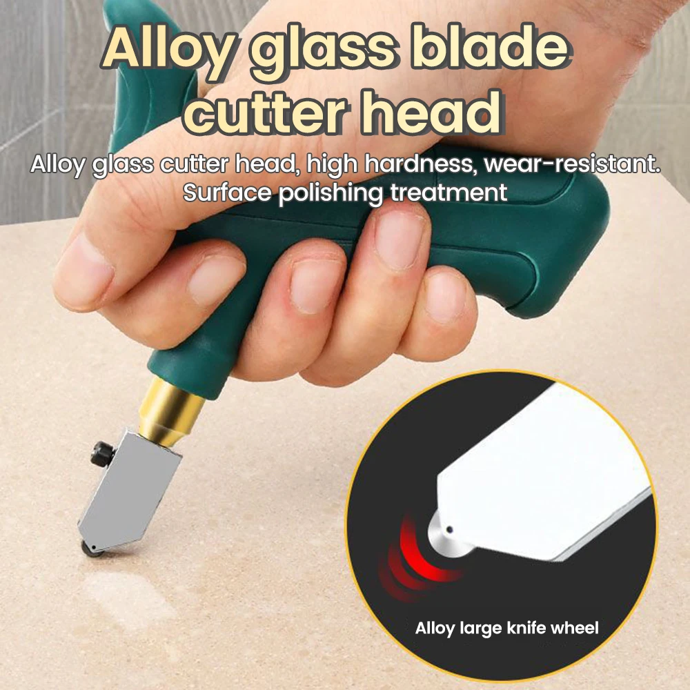 Tile Cutter Divider Wheel Roller Cutting Hand-Held Glass Ceramic Tile Opener Scribing Knife Construction Tool