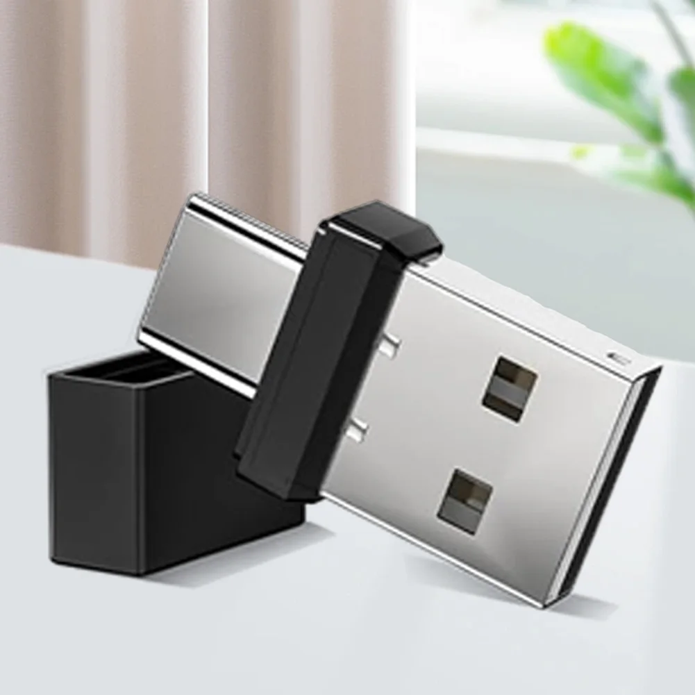 USB Type C 2 In 1 마우스 Jiggler 드라이버가 필요 없는 자동 마우스 Wiggler 플러그 앤 플레이 노트북용 미니 마우스 셰이커 컴퓨터 깨우기