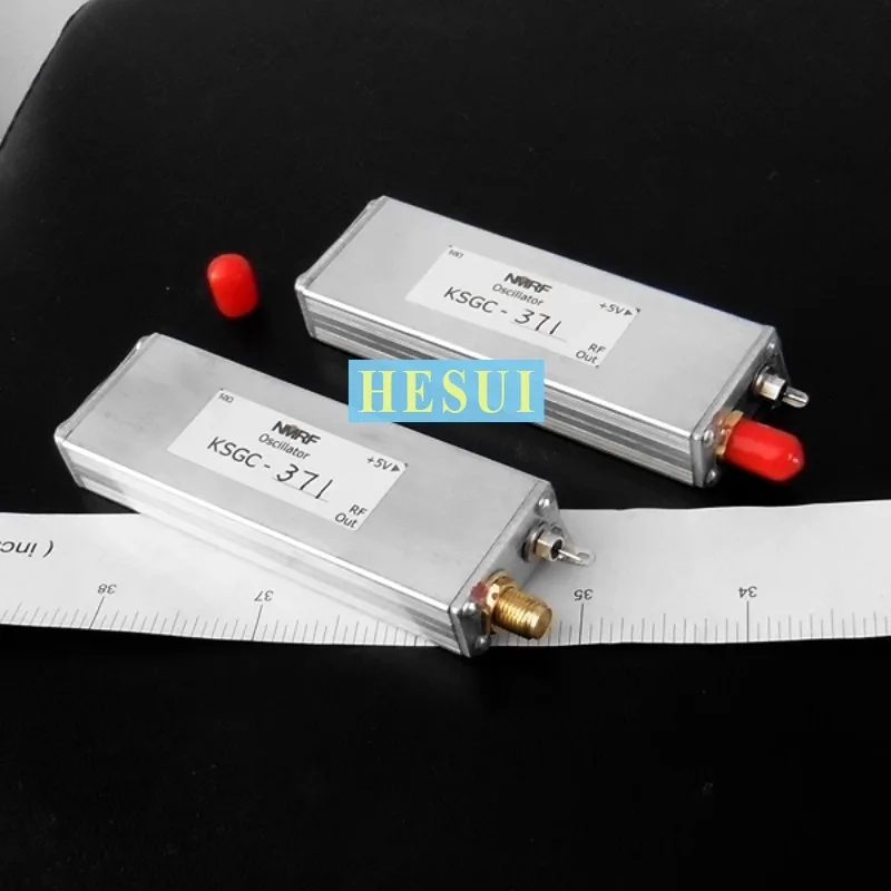 3-8dBm 371MHz 고정 주파수 신호 소스 포인트 주파수 신호 발생기 마이크로파 RF 활성 수정 발진기 모듈 보드
