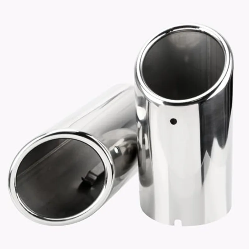 Car Exhaust Tip Muffler Pipe Cover 2pcs For Audi A4 B8 A3 A1 Q5 For VW Tiguan 2011-2015 Volkswagen Passat B7 CC 2011-2015