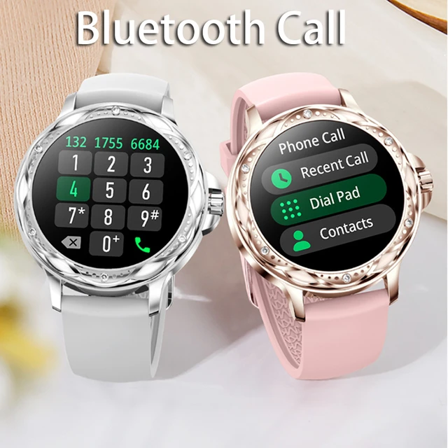 Mini reloj inteligente HW3 para mujer, Smartwatch femenino con llamadas,  Bluetooth, NFC, presión arterial, oxígeno, para iOS y Android - AliExpress